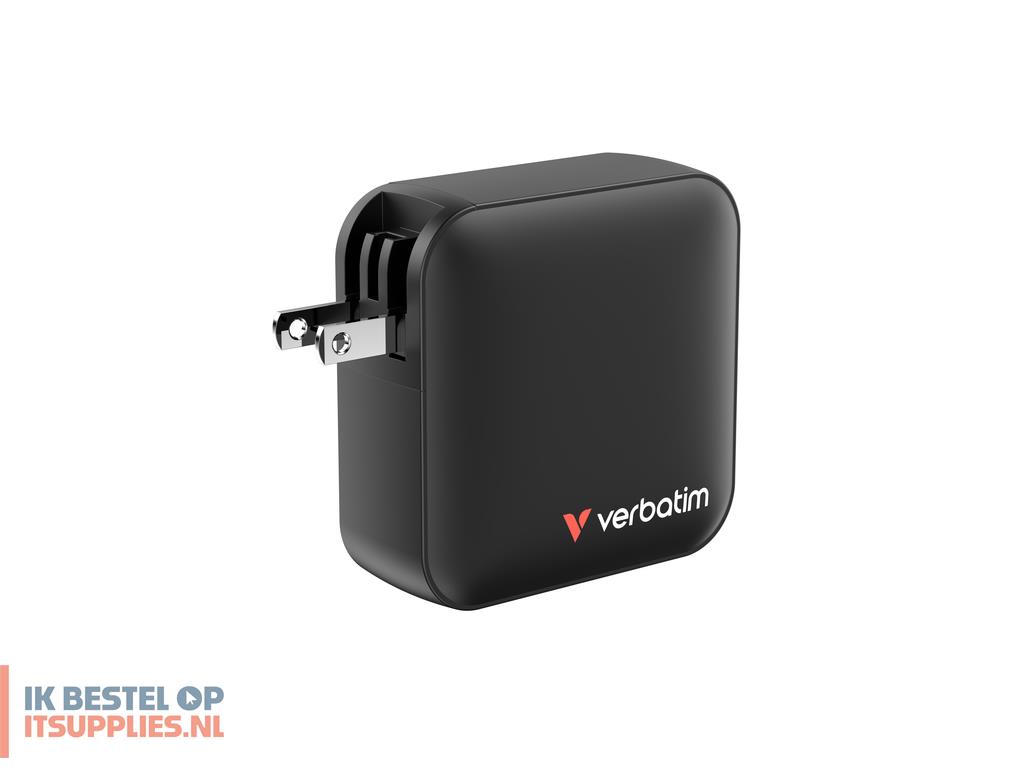 0302161-verbatim_mini_gan_charger_165w_universeel_zwart_ac_snel_opladen_binnen