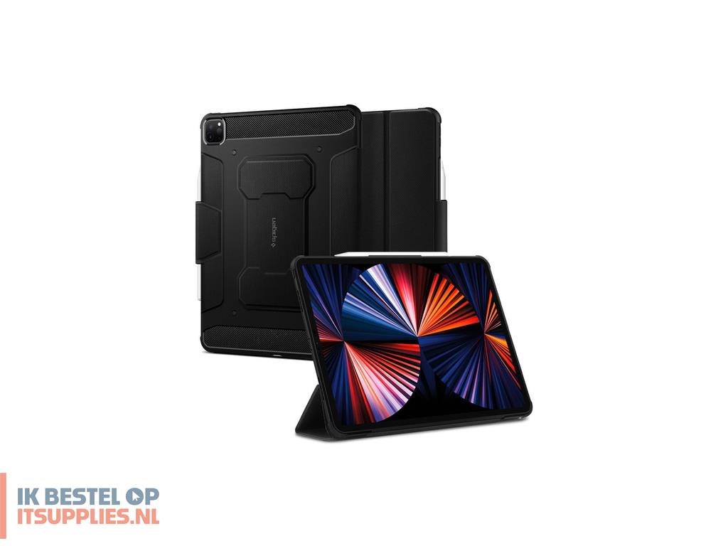 1624850-spigen_rugged_armor_pro_32-8_cm_129_folioblad_zwart