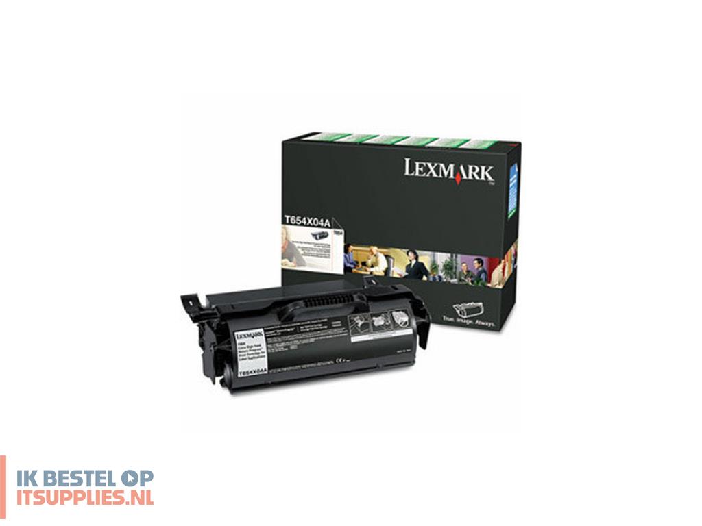 0420959-lexmark_t654x80g_tonercartridge_1_stuks_origineel_zwart