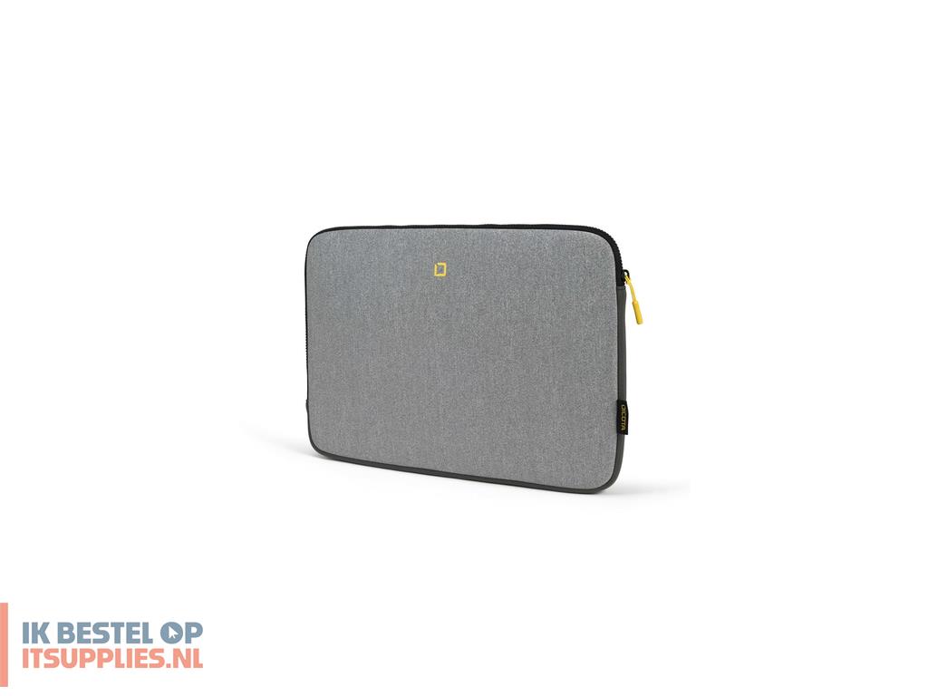 0146073-dicota_d31743_laptoptas_35-8_cm_141_opbergmapsleeve_grijs-_geel