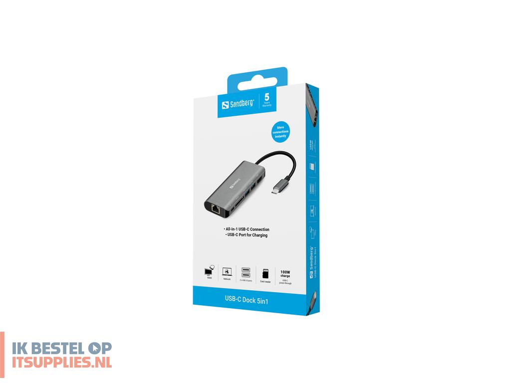 1700602-sandberg_136-18_laptop_dock_poortreplicator_usb_32_gen_1_31_gen_1_type-c_grijs