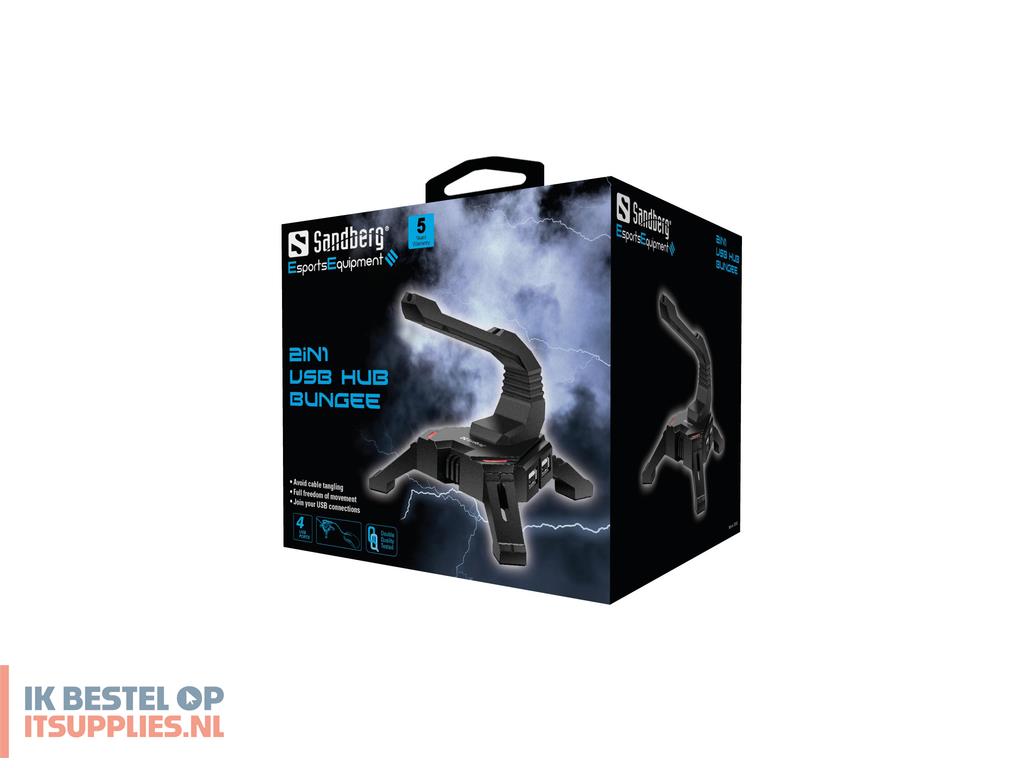0254109-sandberg_133-92_interface_hub_usb_20_1500_mbits_zwart