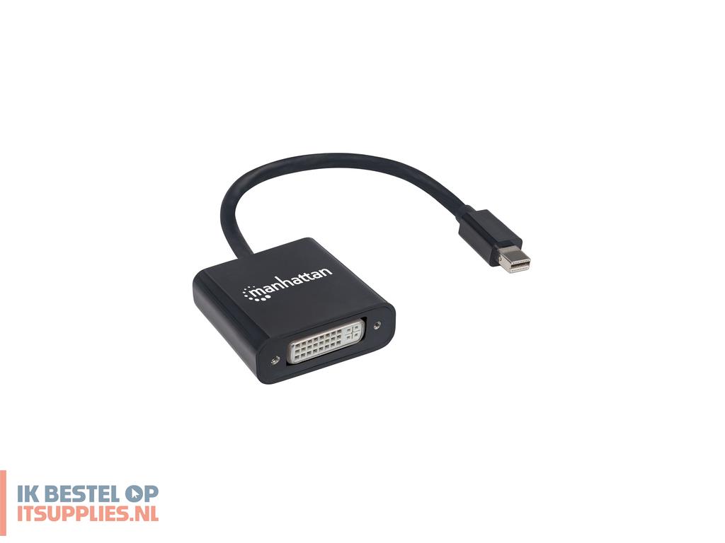 0240741-manhattan_152549_video_kabel_adapter_0-195_m_mini_displayport_dvi-i_zwart