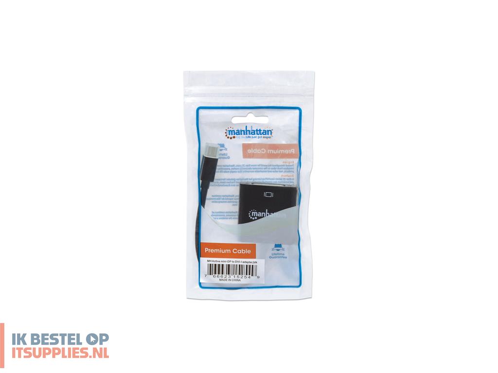 0255234-manhattan_152549_video_kabel_adapter_0-195_m_mini_displayport_dvi-i_zwart