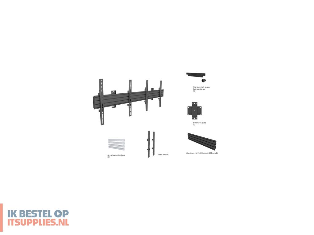 3029604-multibrackets_4009_bevestiging_voor_signage-beeldschermen_165-1_cm_65_zwart