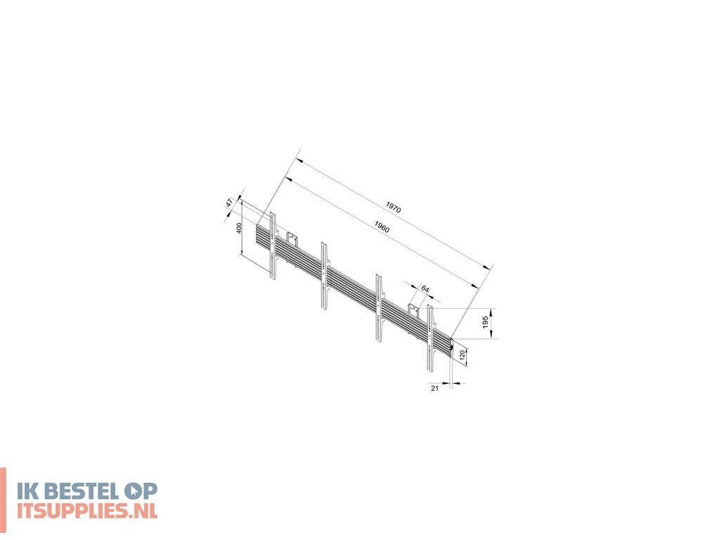3032890-multibrackets_4009_bevestiging_voor_signage-beeldschermen_165-1_cm_65_zwart