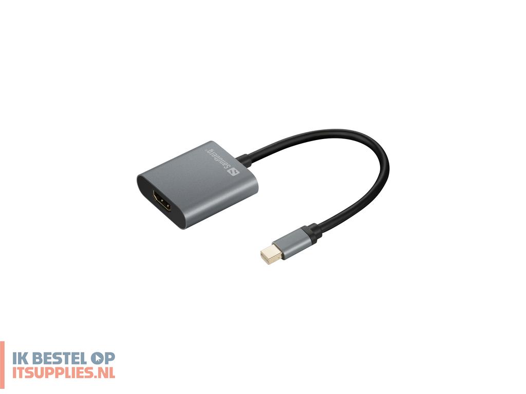1518156-sandberg_509-20_video_kabel_adapter_mini_displayport_hdmi_type_a_standaard_grijs