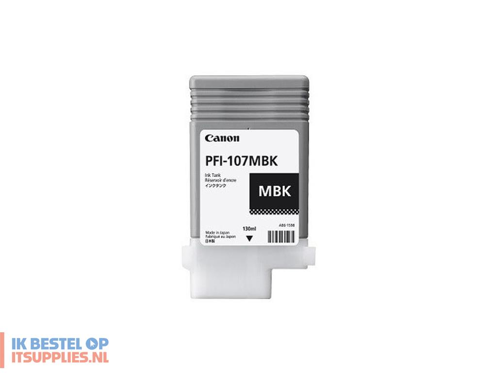 0340962-canon_pfi-107mbk_inktcartridge_1_stuks_origineel_mat_zwart
