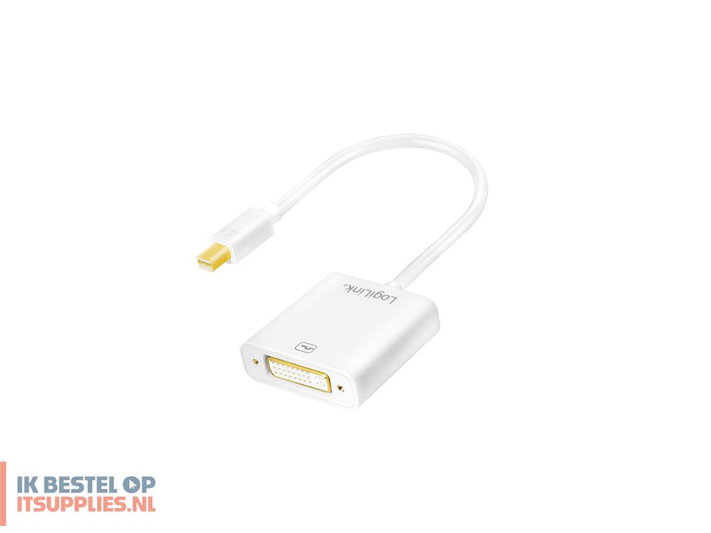 0113495-logilink_cv0037_video_kabel_adapter_0-1_m_mini_displayport_dvi_wit