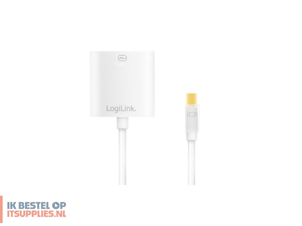 0116274-logilink_cv0037_video_kabel_adapter_0-1_m_mini_displayport_dvi_wit