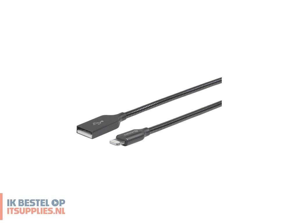 4514579-estuff_es601065_lightning-kabel_0-5_m_grijs
