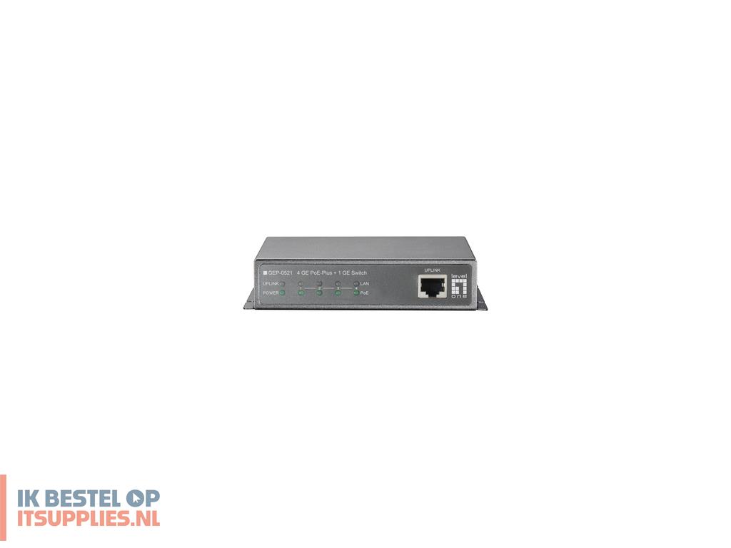 1834469-levelone_gep-0521_netwerk-switch_unmanaged_gigabit_ethernet_101001000_power_over_ethernet_poe_grijs