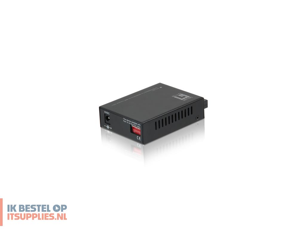 4719332-levelone_gvt-2001_netwerk_media_converter_1000_mbits_850_nm_multimode_zwart