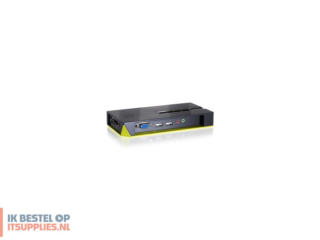0706431-levelone_kvm-0421_kvm-switch_zwart-_groen