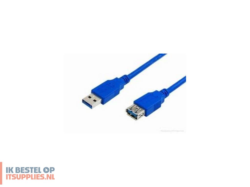 5140002-mediarange_3m-_usb30-a_-_usb30-a_usb-kabel_usb_32_gen_1_31_gen_1_usb_a_blauw