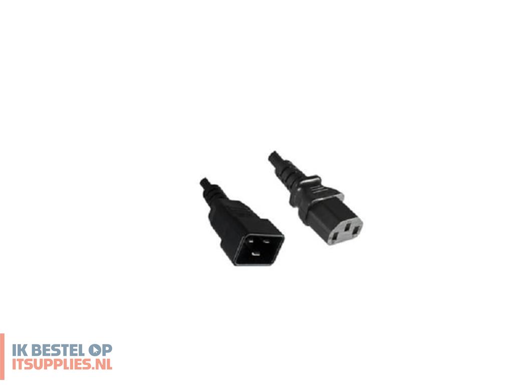 2137574-microconnect_pe030620_electriciteitssnoer_zwart_2_m_c13_stekker_c20_stekker
