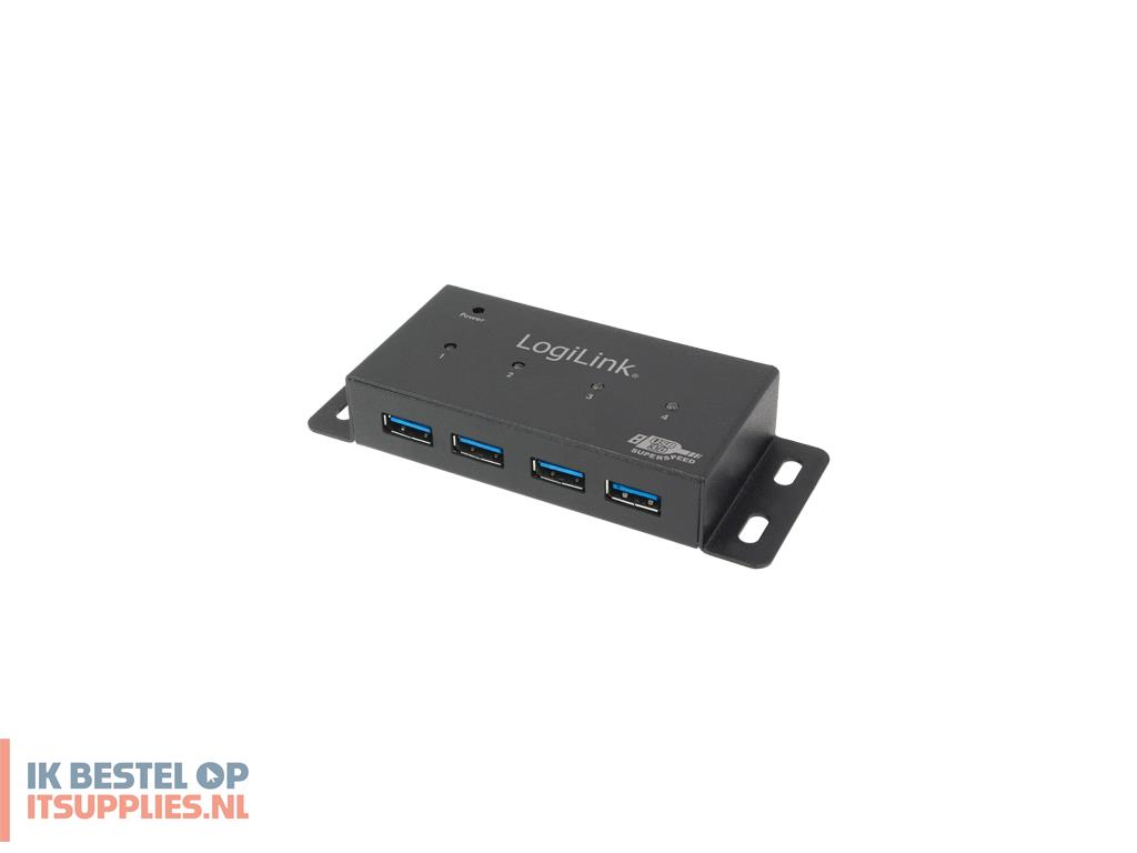 5214035-logilink_ua0149_interface_hub_5000_mbits_grijs