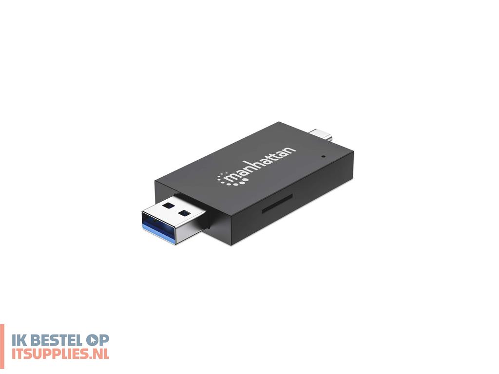 1512748-manhattan_102735_geheugenkaartlezer_usb_32_gen_1_31_gen_1_type-atype-c_zwart-_transparant