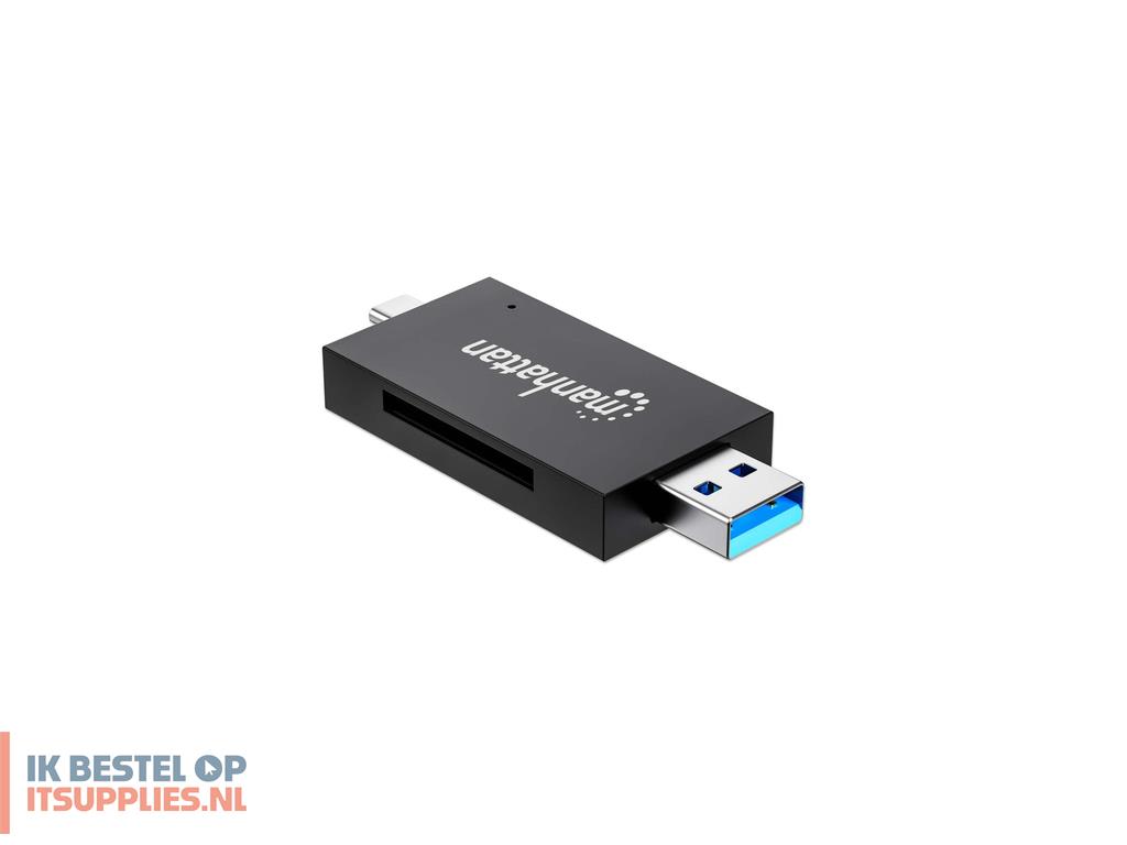 1516788-manhattan_102735_geheugenkaartlezer_usb_32_gen_1_31_gen_1_type-atype-c_zwart-_transparant
