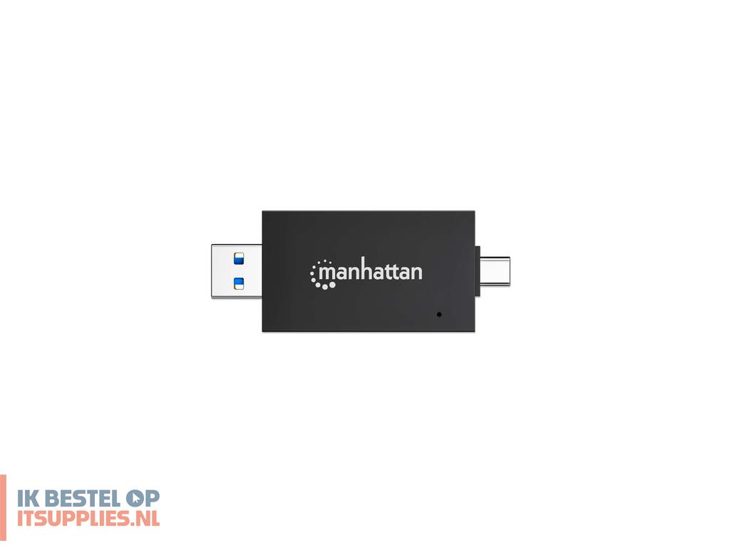 1526093-manhattan_102735_geheugenkaartlezer_usb_32_gen_1_31_gen_1_type-atype-c_zwart-_transparant