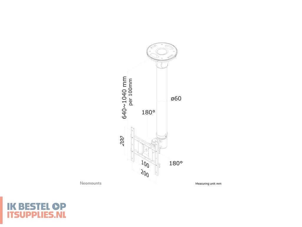 5210789-neomounts_fpma-c200black_bevestiging_voor_signage-beeldschermen_101-6_cm_40_zwart