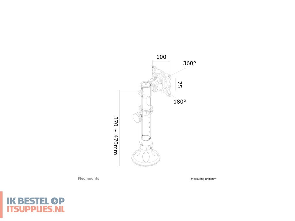 1722529-neomounts_fpma-d025black_flat_panel_bureau_steun_76-2_cm_30_zwart