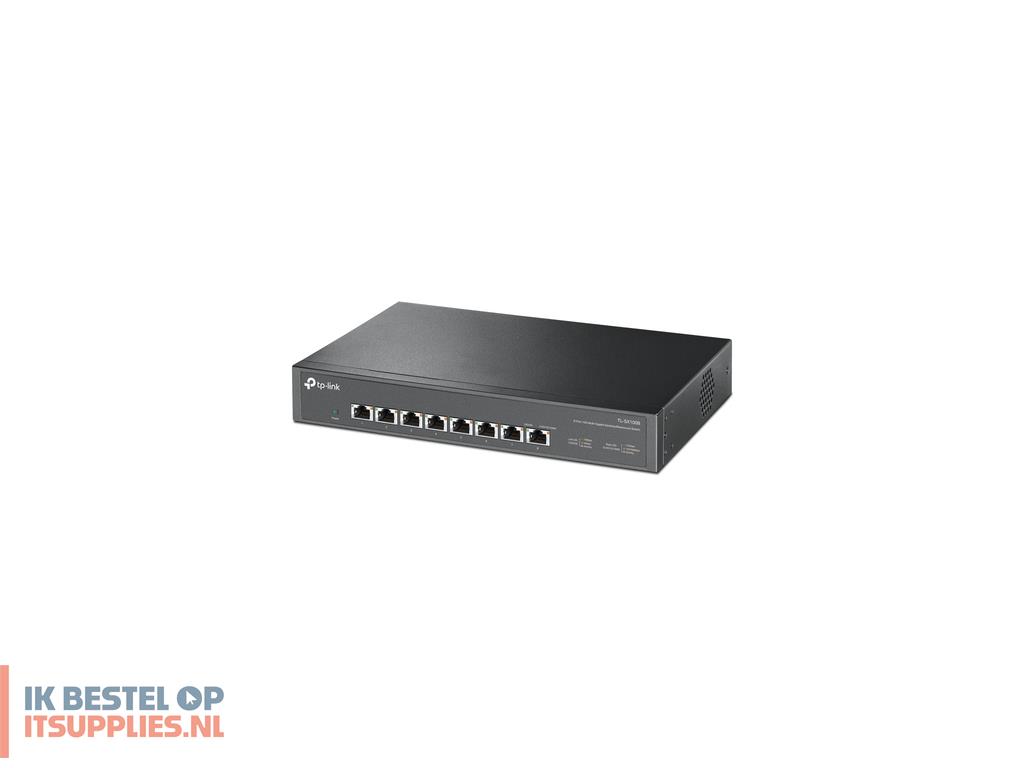 1531815-tp-link_tl-sx1008_netwerk-switch_unmanaged_10g_ethernet_100100010000_1u_zwart