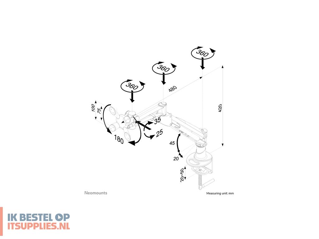 1547137-neomounts_fpma-d940_flat_panel_bureau_steun_76-2_cm_30_zilver