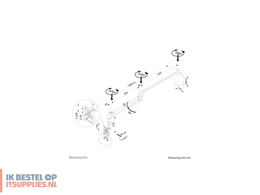 0736863-neomounts_fpma-haw100hc_flat_panel_bureau_steun_81-3_cm_32_muur_wit