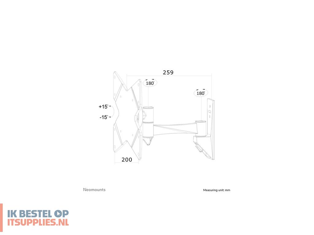 0638477-neomounts_fpma-w825_tv-bevestiging_101-6_cm_40_zwart