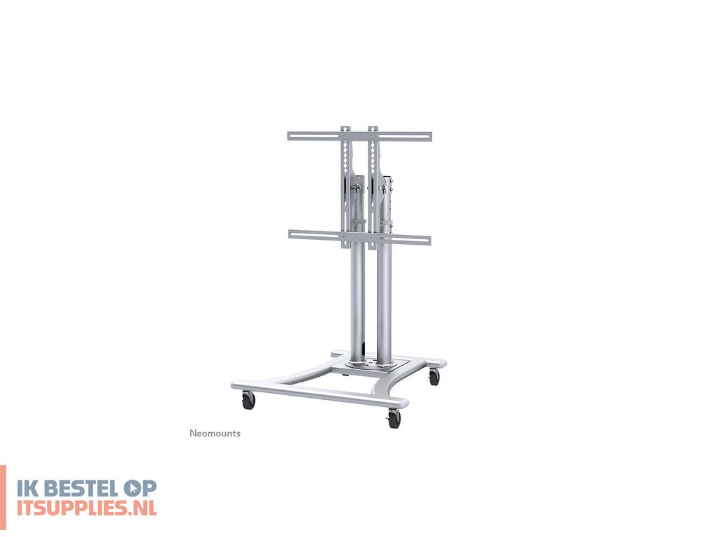 1518138-neomounts_plasma-m1200_multimediawagen_-steun_zilver_draagbare_vloerstandaard
