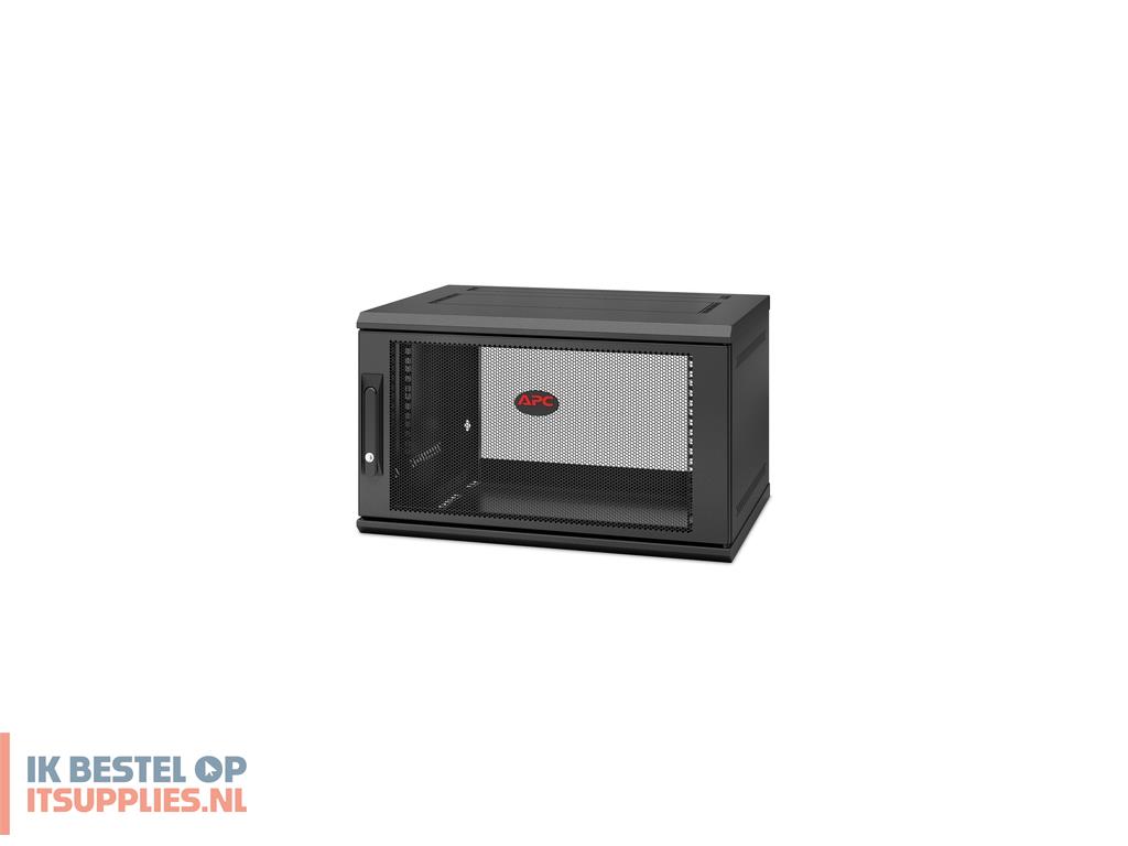 3247122-apc_netshelter_wx_6u_single_hinged_wall-mount_enclosure_400mm_deep_wandrek_zwart