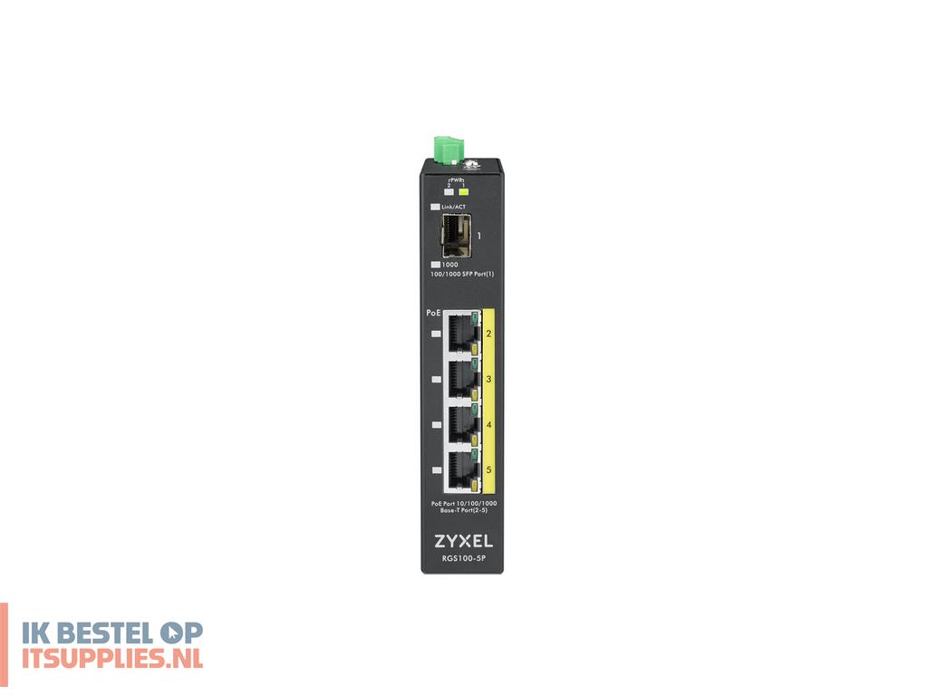 3055867-zyxel_rgs100-5p_unmanaged_l2_gigabit_ethernet_101001000_power_over_ethernet_poe_zwart