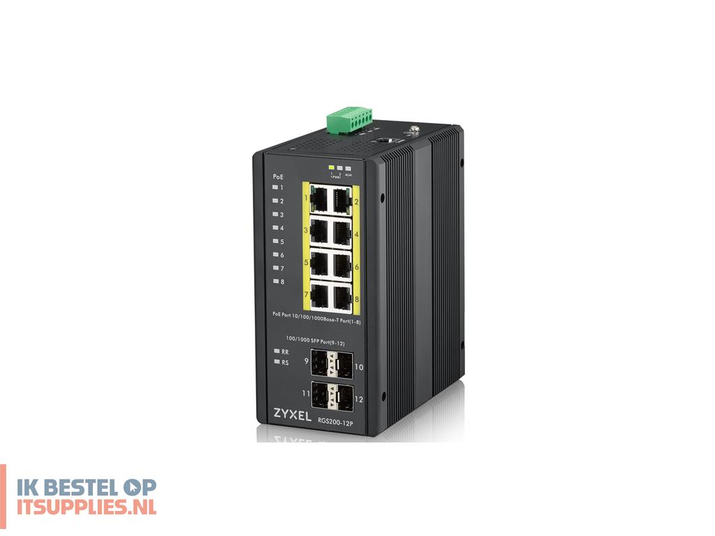 5325155-zyxel_rgs200-12p_managed_l2_gigabit_ethernet_101001000_power_over_ethernet_poe_zwart