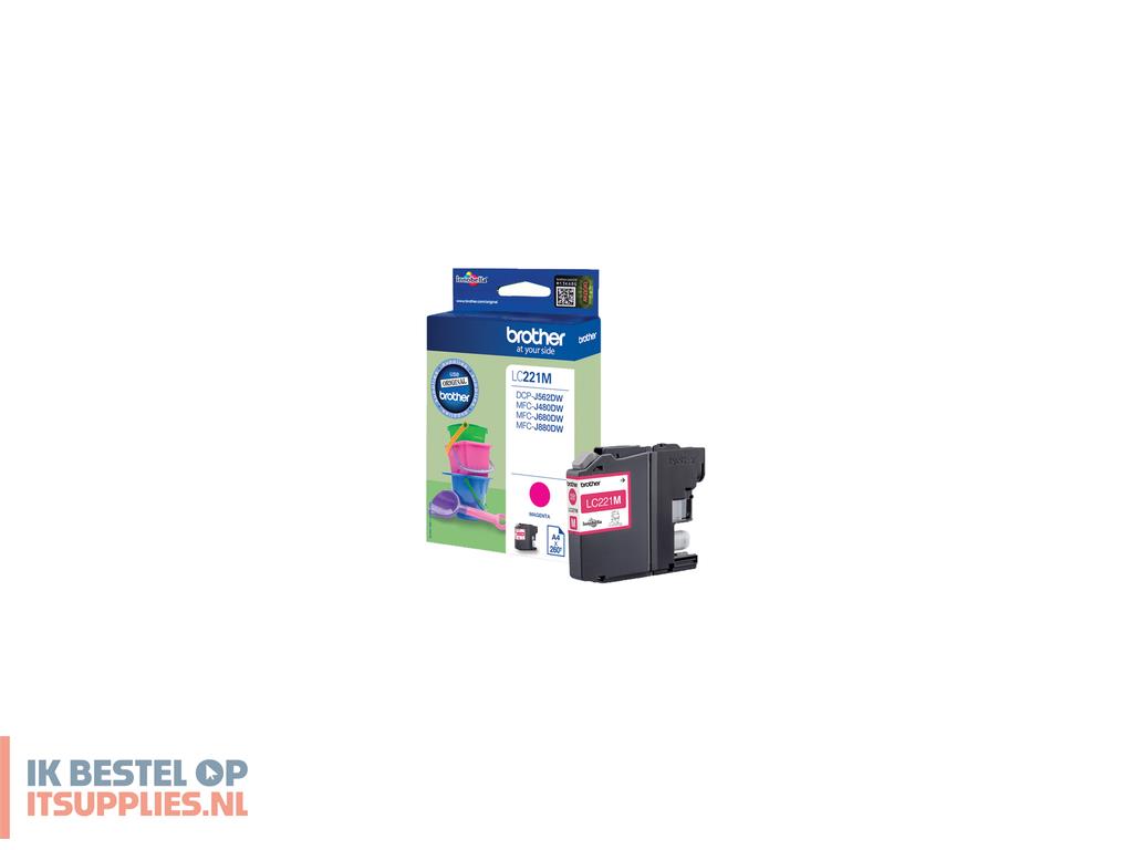 5324179-brother_lc-221m_inktcartridge_1_stuks_origineel_magenta