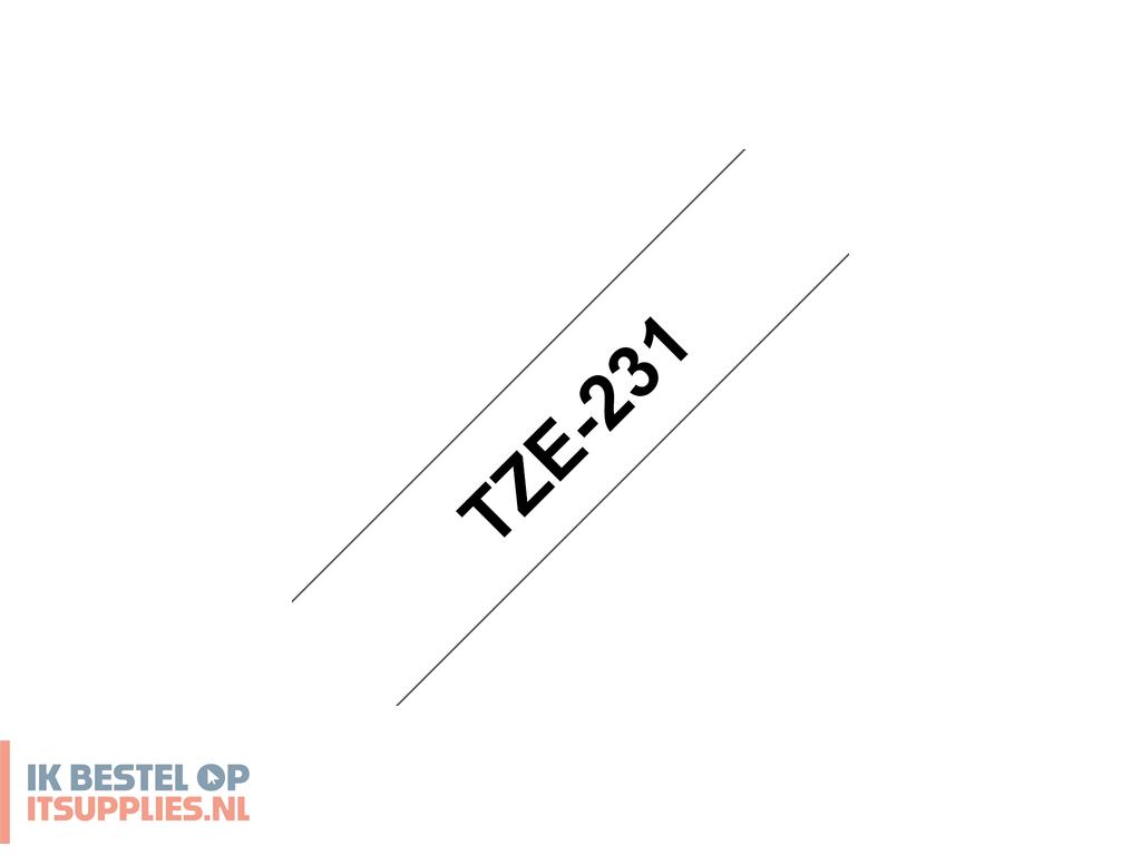 1706610-brother_tze-231_labelprinter-tape_zwart_op_wit