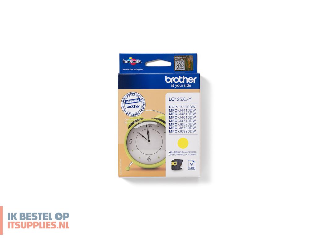 4307982-brother_lc-125xly_inktcartridge_1_stuks_origineel_geel