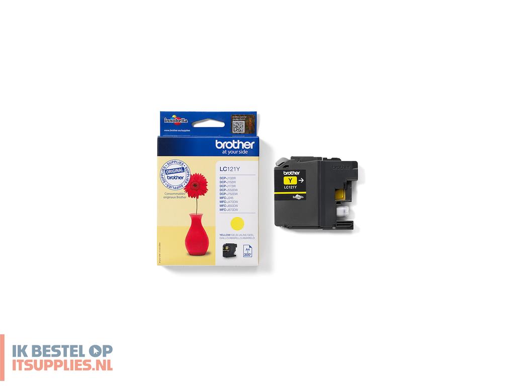 1631292-brother_lc-121y_inktcartridge_1_stuks_origineel_geel