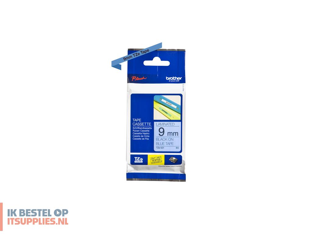 3157936-brother_tze-521_labelprinter-tape_zwart_op_blauw