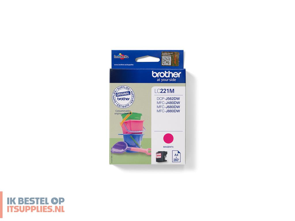 5335996-brother_lc221m_inktcartridge_1_stuks_origineel_magenta