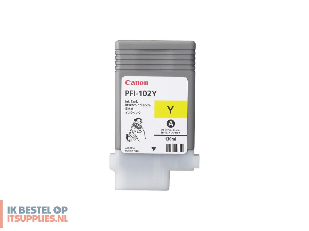 0036085-canon_pfi-102y_inktcartridge_origineel_geel