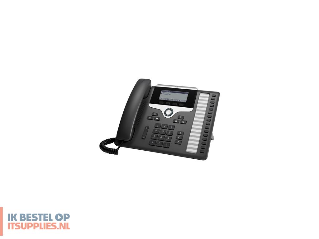 0121928-cisco_7861_ip_telefoon_zwart-_zilver_16_regels_lcd