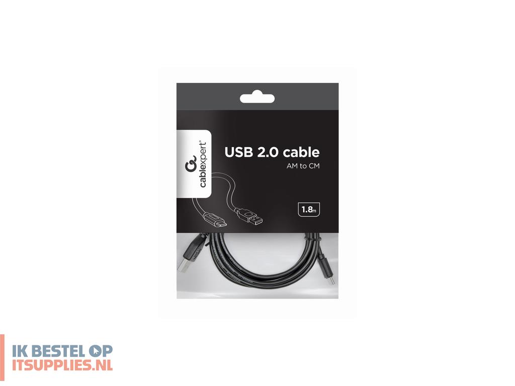 0042807-gembird_kabel__adapter_usb-kabel_usb_20_1-8_m_usb_a_usb_c_zwart