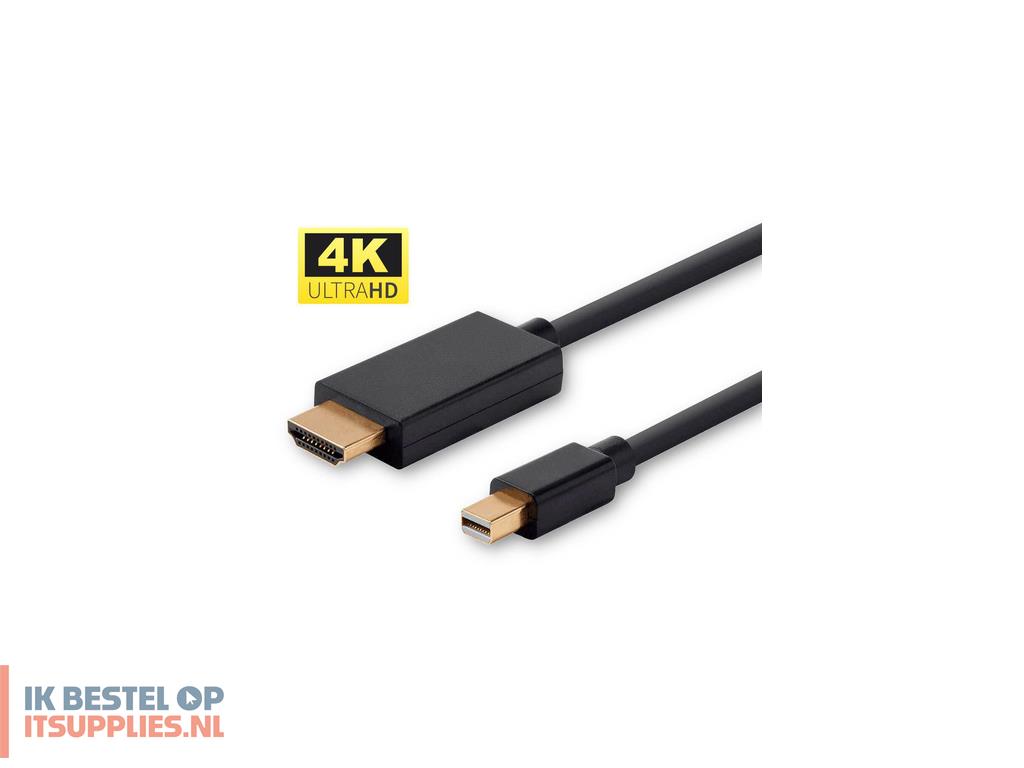 1747471-microconnect_mdphdmi2b-4k_video_kabel_adapter_2_m_mini_displayport_hdmi_type_a_standaard_zwart