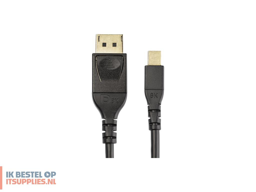 0422275-startechcom_dp14mdpmm1mb_displayport_kabel_zwart