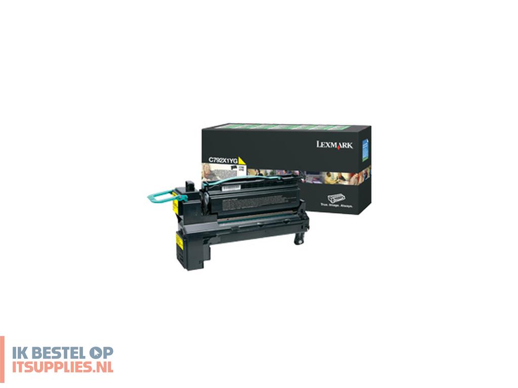 0658463-lexmark_c792x1yg_tonercartridge_1_stuks_origineel_geel