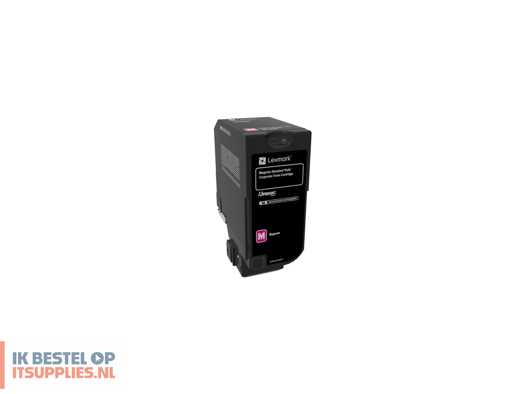 3231048-lexmark_74c2sme_tonercartridge_1_stuks_origineel_magenta