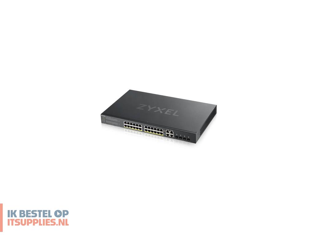 0545849-zyxel_gs1920-24hpv2_managed_gigabit_ethernet_101001000_power_over_ethernet_poe_zwart