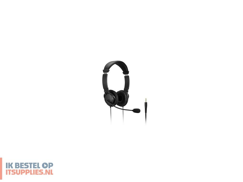 3639649-kensington_k33597ww_hoofdtelefoonheadset_bedraad_hoofdband_zwart