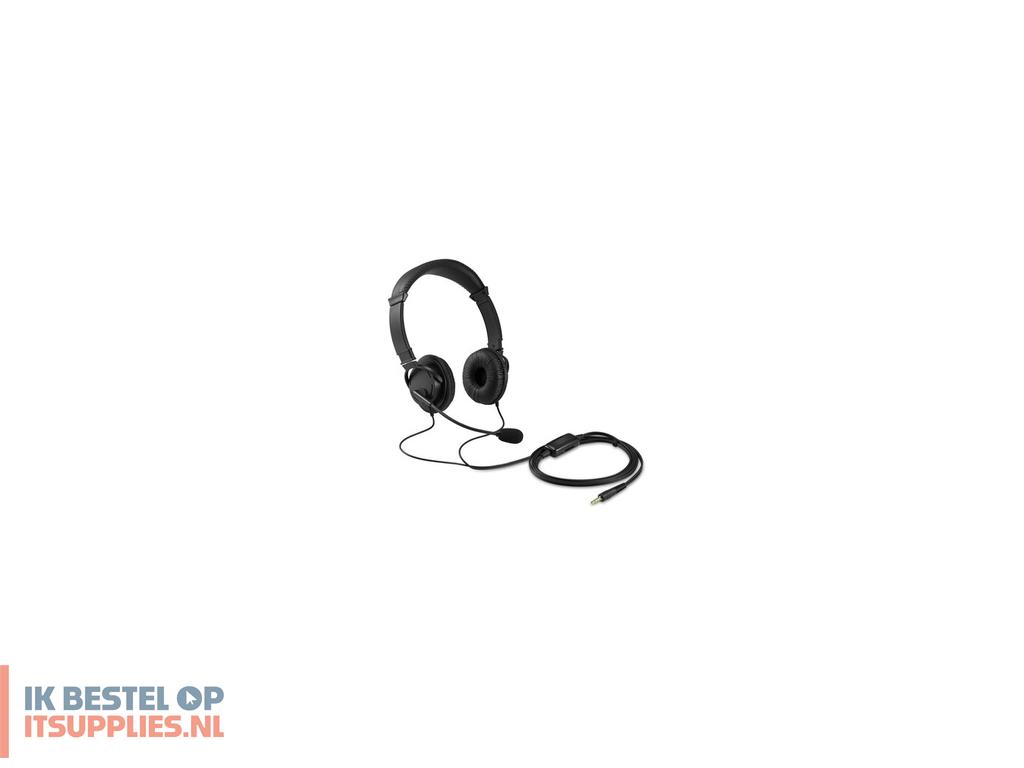 3642454-kensington_k33597ww_hoofdtelefoonheadset_bedraad_hoofdband_zwart